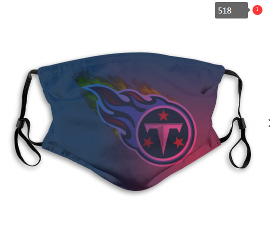 NFL Tennessee Titans #9 Dust mask with filter->nfl dust mask->Sports Accessory